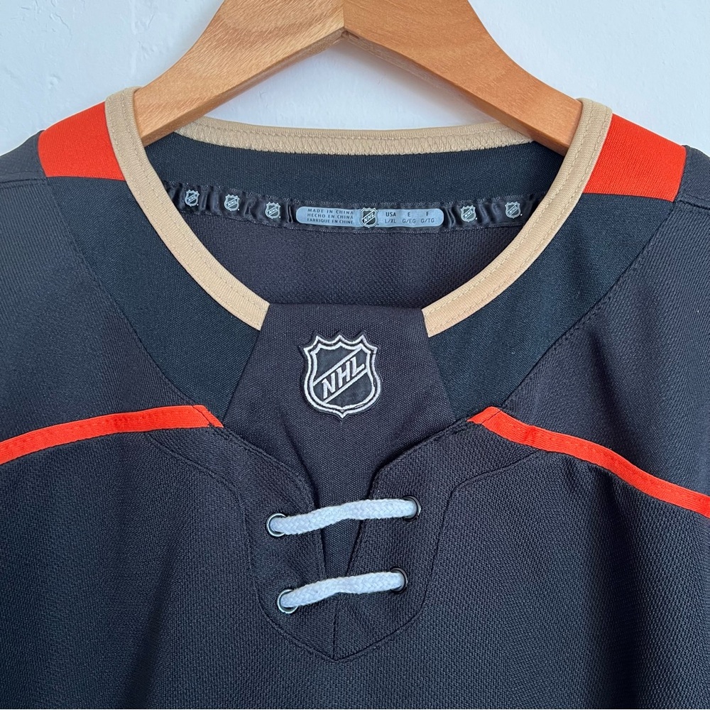 Anaheim Ducks Fanatics Black Breakaway Home Jersey - Picture 4 of 8
